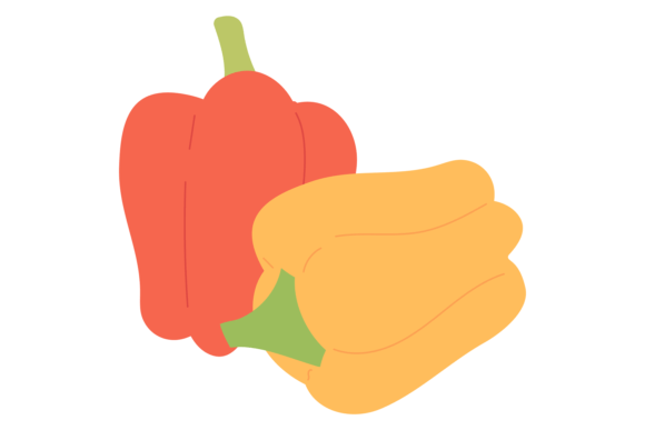Bell Peppers Color Icon Organic Paprika: A Designer's Versatile Asset