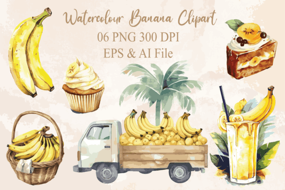 Beyond the Fruit: Unlocking the Potential of Watercolour Banana Clipart