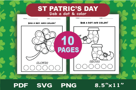 Creative Energy: St. Patrick's Day Dot Marker & Color