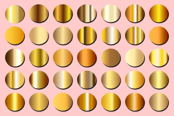 Elevate Your Designs with Rose Gold Metallic Gradient Color