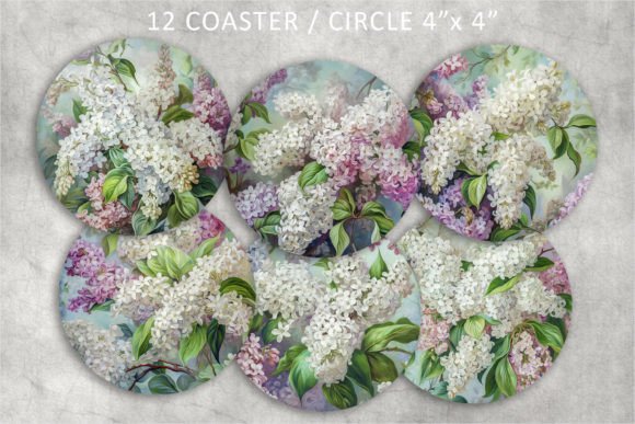 Explore the Soft Appeal of Lilac Color Circle Images for Crafts