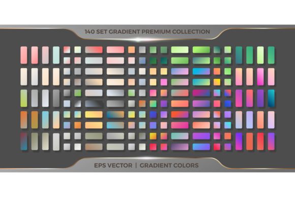 Gradient Swatches Color Pastel Set: A Designer's Soft Palette