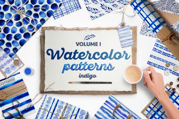 Indigo Blue Watercolour Patterns: A Designer's Deep Dive