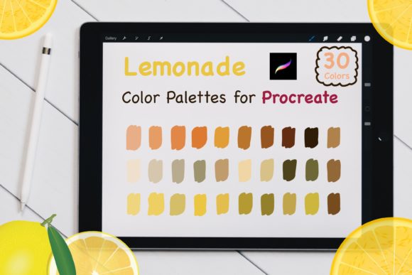 Lemonade Procreate Palettes: Fresh, Trendy Color