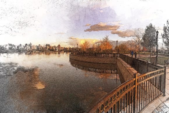 Meridian USA Color Pencil: A Creative Design for City Lovers
