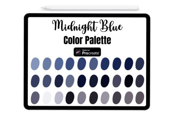 Midnight Blue Procreate Color Palette: A Deep Dive