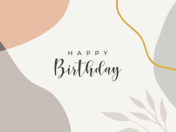 Soft Color Birthday Design: A Fresh Take on Greeting Cards