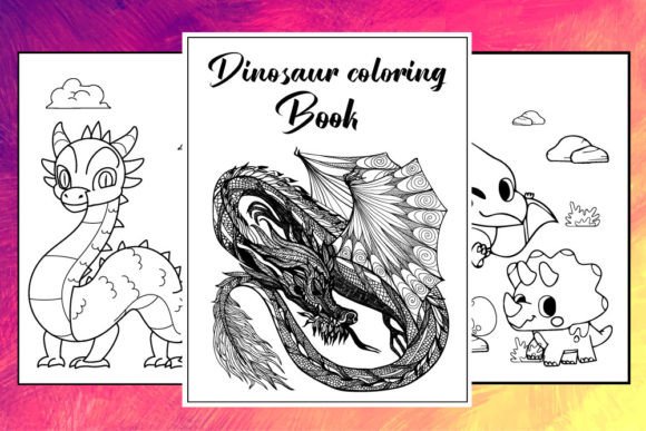 Unleashing Creativity with the Dragon Color Book (KDP) Asset