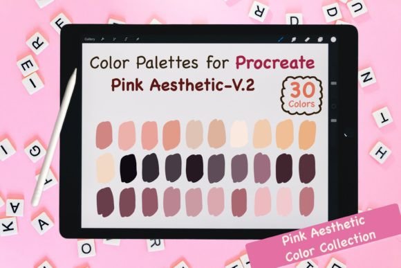 Unlock Effortless Harmony with Procreate Color Palettes-Pink V.2