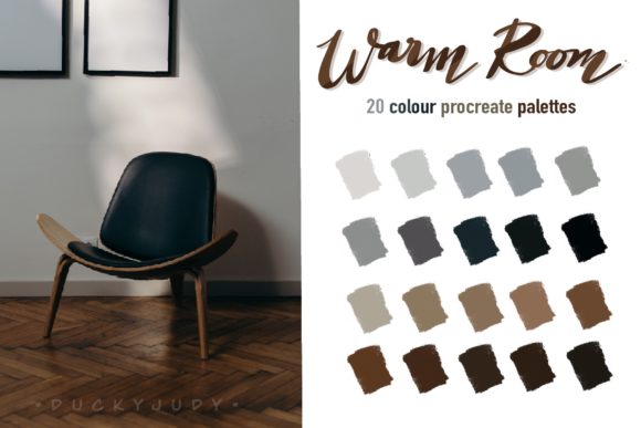 Worm Procreate Color Palette: Earthy Tones for Your Digital Art